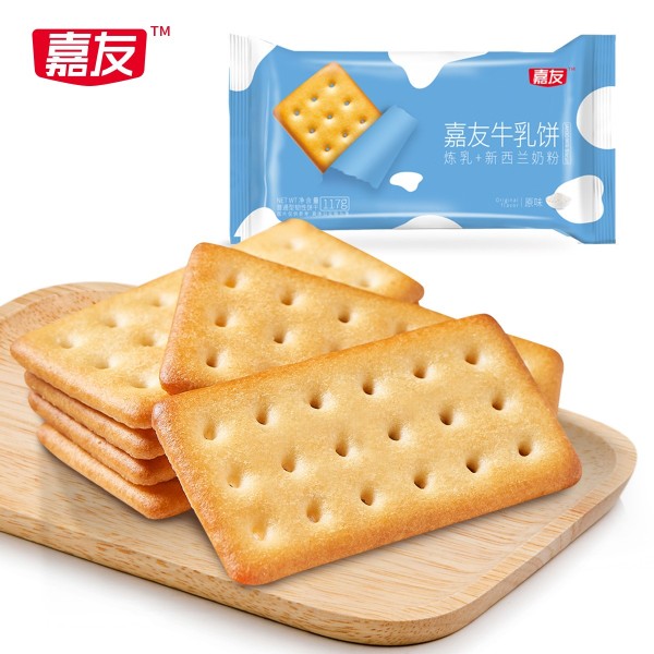 彩乐园牛乳饼干原味117g