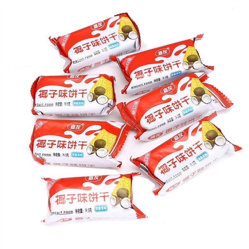 彩乐园牛乳饼干椰子味468g