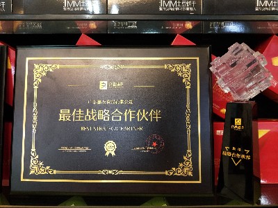 彩乐园食物-2019年获得最佳战略相助奖